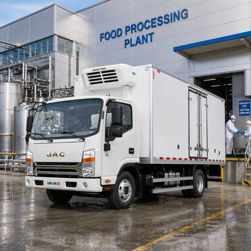 Comment un camion frigorifique de 3 tonnes avec unité frigorifique de transport peut-il améliorer l'efficacité logistique ?