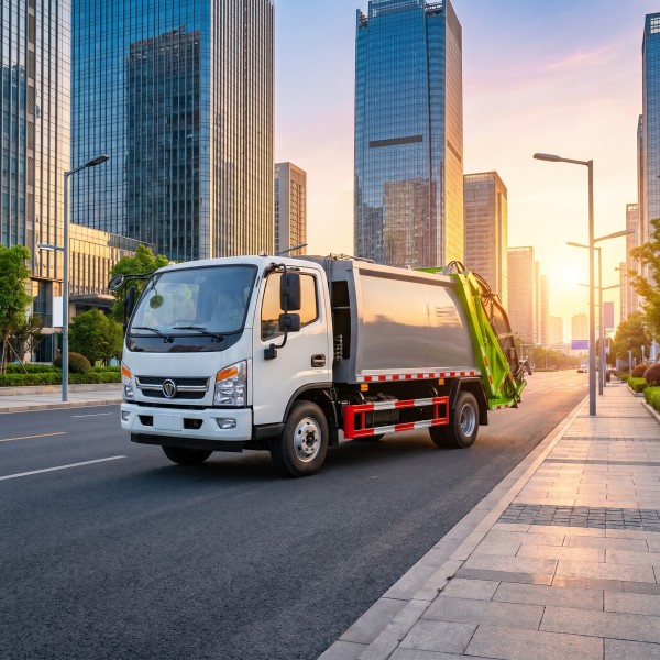 Camions à ordures personnalisés durables et puissants en Chine
