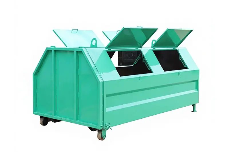 Poubelle à bras à crochet