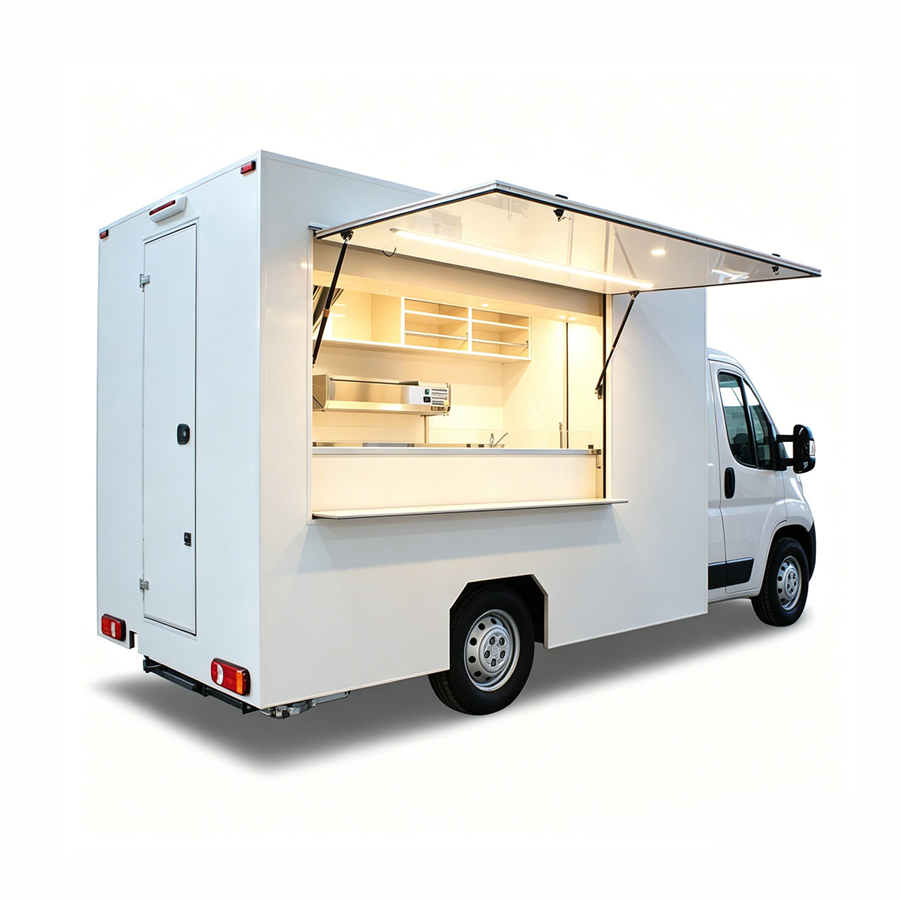 Camion de nourriture mobile, remorque de camion de nourriture personnalisée, mini camion de nourriture