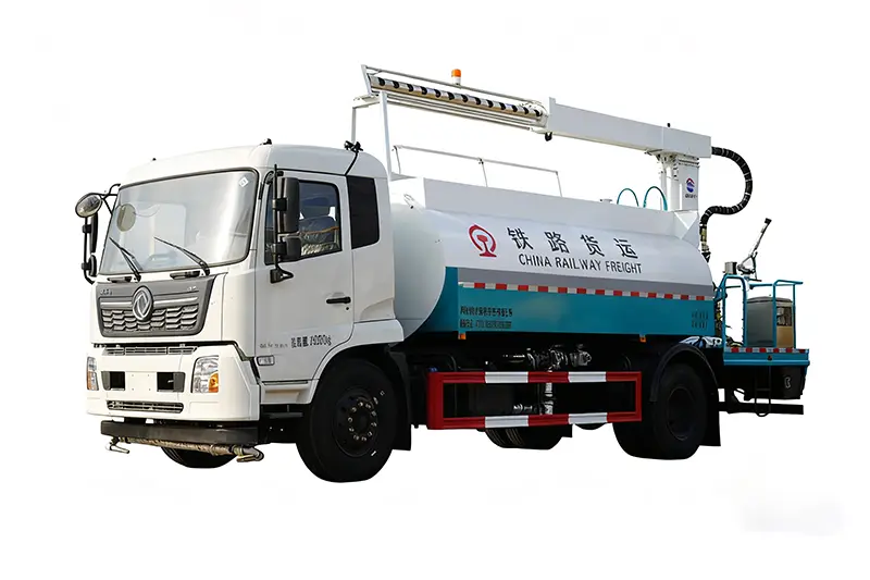 Camion de suppression de poussière ferroviaire