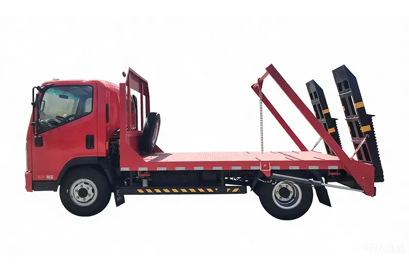 Camion poubelle à bras oscillant